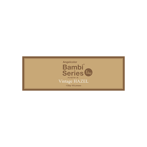 AngelColor Bambiシリーズ Vintage 1day aqua rich ヴィンテージヘーゼル（10枚入り）