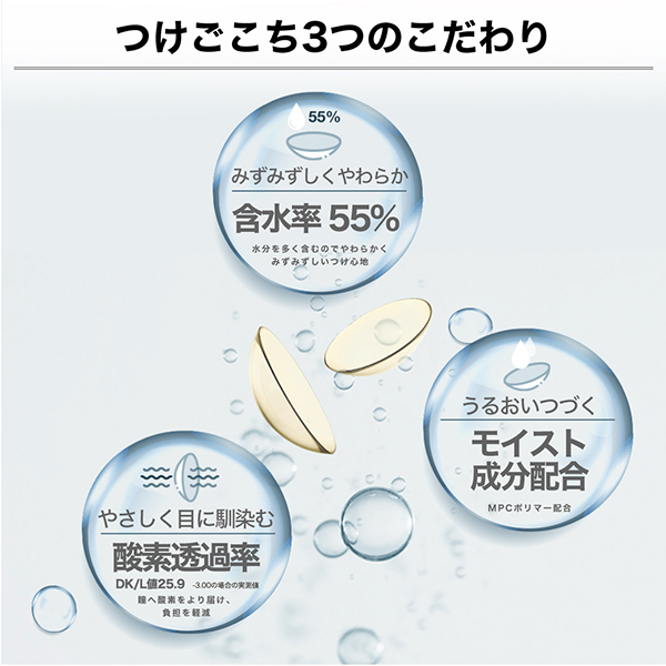 airlens moisture UV Blue light Save 1day�i�G�A�����Y 1day �u���[���C�g�Z�[�u�j������K�q�C���[�W���f���i30������j