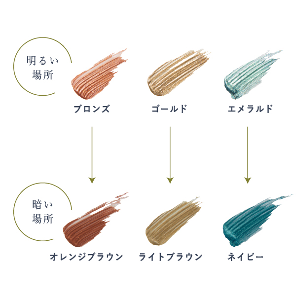 Borica(ボリカ) 美容液カラーマスカラ＜102 メタリックゴールド