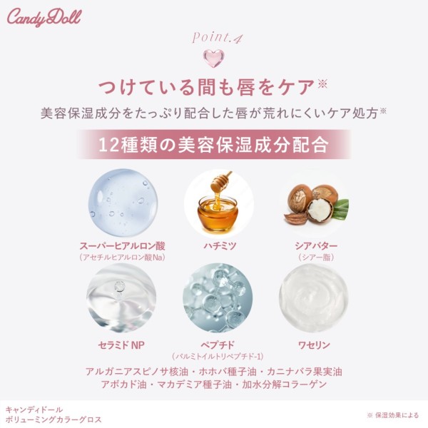 CandyDoll（キャンディドール） ボリューミングカラーグロス＜01