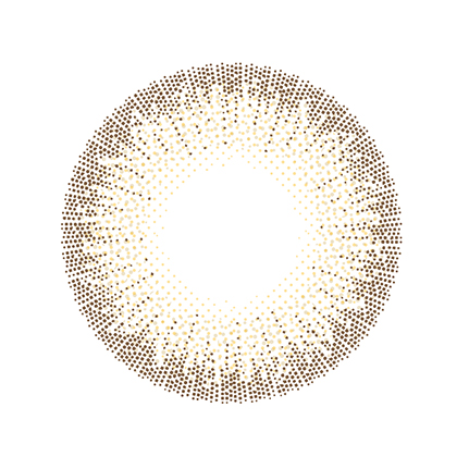 アイジェニック 1month【イノセントヘーゼル】（度なし）(1箱2枚入