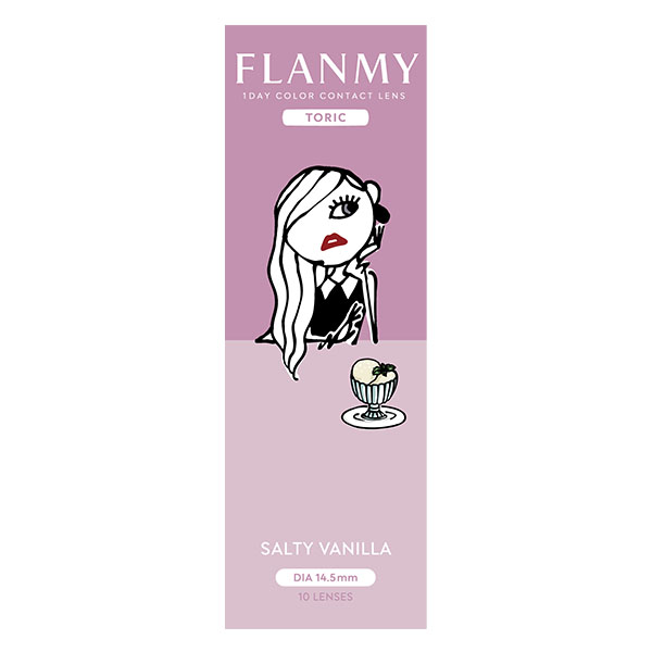 FLANMY TORIC 1day �i�t�����~�[ �g�[���b�N�j �\���e�B�[�o�j�� CYL-0.75 ���X�؊�C���[�W���f�� �i10������j