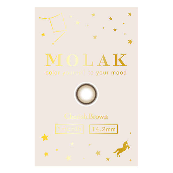 MOLAK 1MONTH（モラクマンスリー）チェリッシュブラウン 宮脇咲良