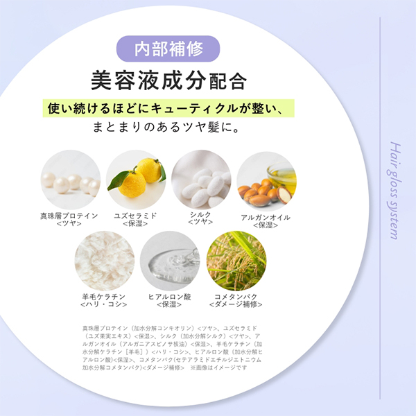 rasica ラシカ シースルーグロス 【COOL】シャンプー&トリートメント