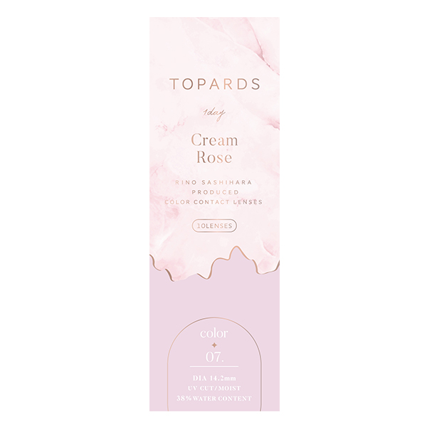 ♥ローズ♡です♡ TOPARDS（トパーズ） クリームローズ 指原莉乃プロデュース（10枚入り