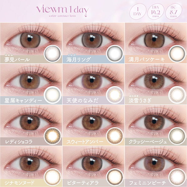 星屑 Viewm 1day（ビュームワンデー）星屑キャンディー 平松想乃イメージ